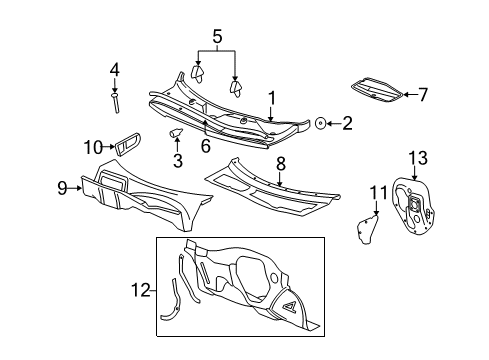 2010 Chevy HHR Screw Assembly, Hx Head W/Flat Washer Tap Diagram for 11609828