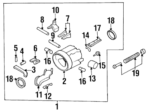 1999 Chevy Lumina Housing & Components Diagram