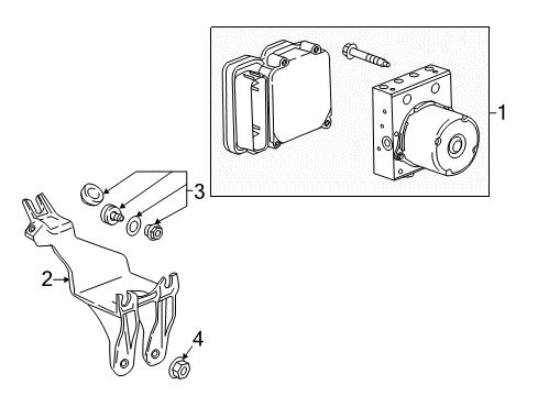 2019 Chevy Bolt EV Anti-Lock Brakes Diagram 1 - Thumbnail