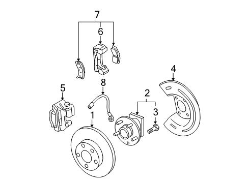 2010 Cadillac DTS Rear Brakes Diagram