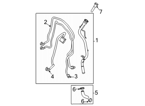 2023 Cadillac CT4 Fuel System Components Diagram