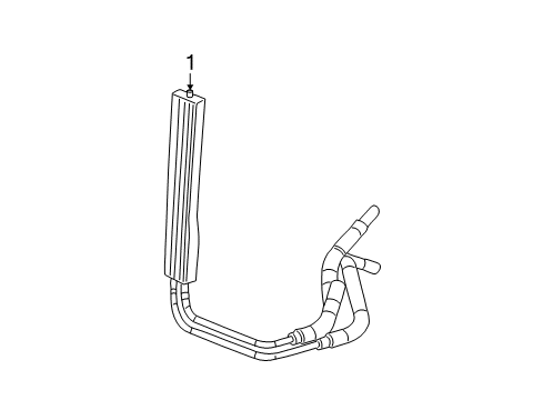 2007 Cadillac Escalade EXT Power Steering Oil Cooler Diagram