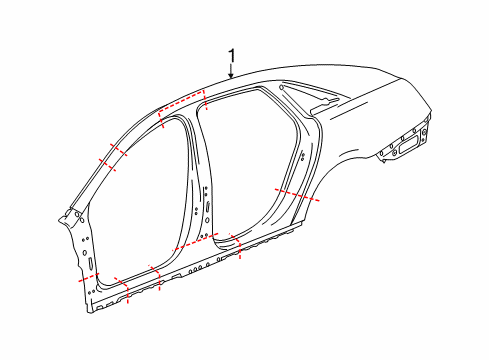 2013 Cadillac XTS Uniside Diagram