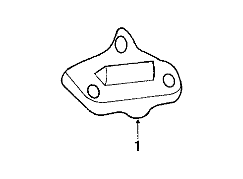 1991 Chevy Lumina Tail Lamps, Backup Lamps, License Lamps Diagram 1 - Thumbnail