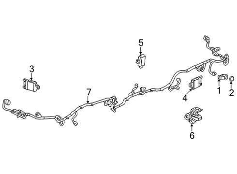 2022 GMC Hummer EV Pickup Parking Aid Diagram 7 - Thumbnail