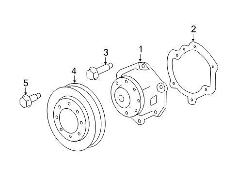 2008 Chevy Equinox Cooling System, Radiator, Water Pump, Cooling Fan Diagram 2 - Thumbnail