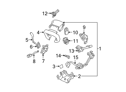 2007 Buick Lucerne Ignition Lock, Electrical Diagram 1 - Thumbnail