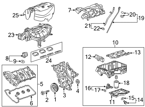 2018 Buick LaCrosse Element, Air Cleaner Diagram for 23430312