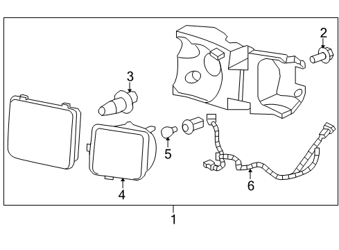 2010 Hummer H3T Headlamps, Electrical Diagram