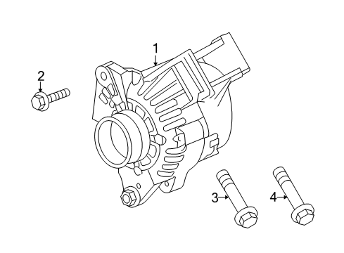 2005 Pontiac Bonneville Alternator Diagram 2 - Thumbnail