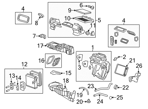 2008 GMC Acadia Automatic Temperature Controls Diagram 2 - Thumbnail