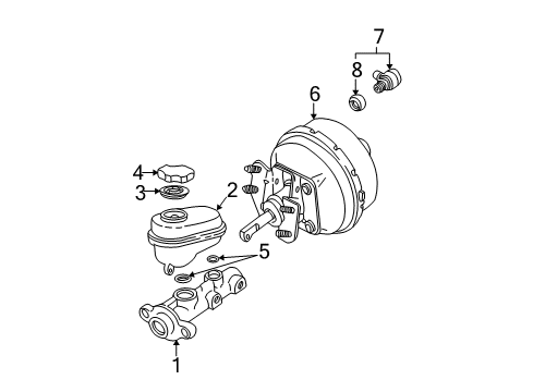 1993 Chevy Camaro Hydraulic System, Brakes Diagram