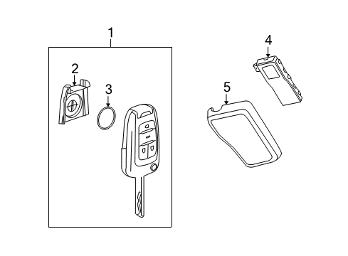 2012 Chevy Equinox Keyless Entry Components Diagram