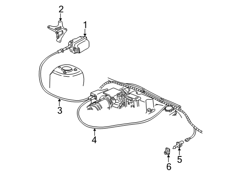 2005 Pontiac Sunfire Fuel Supply Diagram 1 - Thumbnail