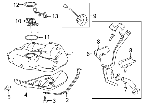 2014 Buick Regal Fuel System Components Diagram