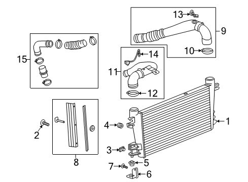 2017 Chevy Express 2500 Intercooler, Fuel Delivery Diagram