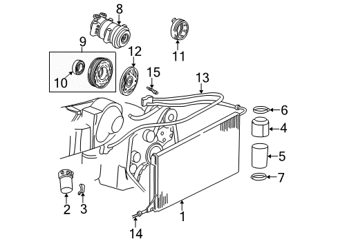 2002 Chevy Express 1500 Air Conditioner Diagram 1 - Thumbnail