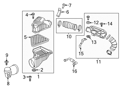 2017 GMC Acadia Air Intake Diagram 1 - Thumbnail