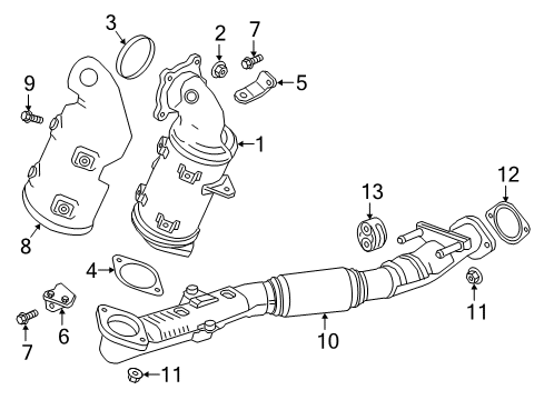 2018 Chevy Equinox Exhaust Components Diagram 3 - Thumbnail