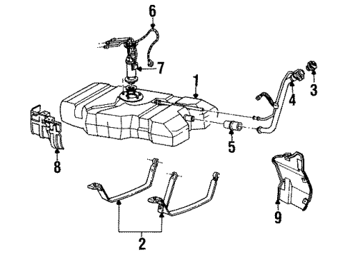 1992 Oldsmobile Custom Cruiser Senders Diagram