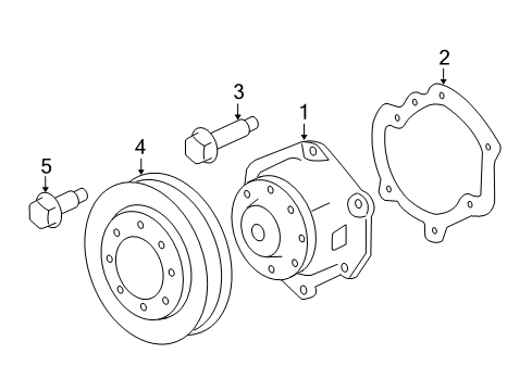 2016 GMC Terrain Cooling System, Radiator, Water Pump, Cooling Fan Diagram 2 - Thumbnail