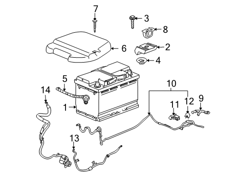 2017 Chevy Traverse Battery Diagram