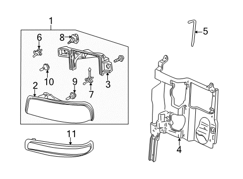 2002 Chevy Tahoe Headlamps, Electrical Diagram