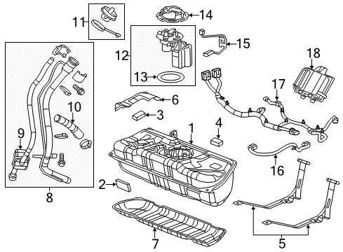 2015 Chevy Volt Senders Diagram