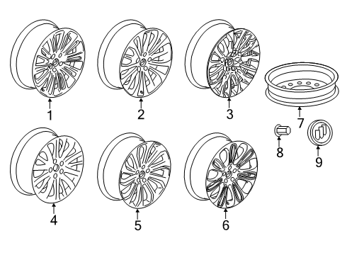 2019 Buick LaCrosse Wheels Diagram