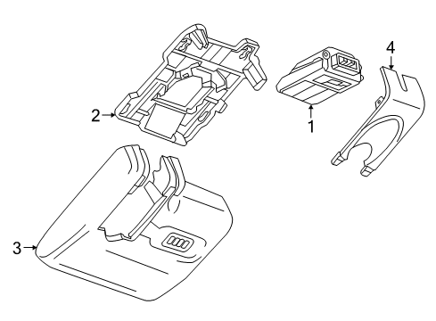 2020 Cadillac Escalade Parking Aid Diagram 1 - Thumbnail