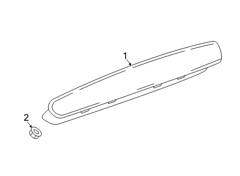 2016 Buick Cascada High Mount Lamps Diagram