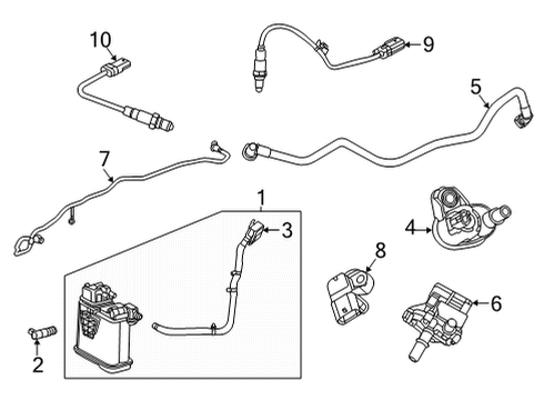 2021 Buick Encore GX Emission Components Diagram 1 - Thumbnail