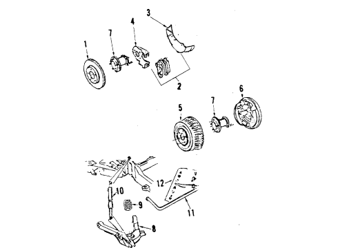 1985 Oldsmobile Toronado Rear Brakes Diagram