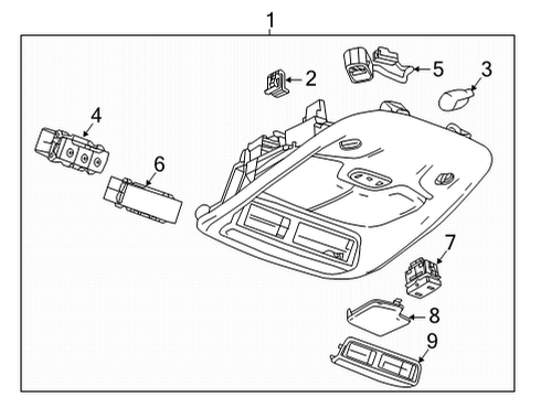 2023 Chevy Bolt EUV Bulbs Diagram 2 - Thumbnail