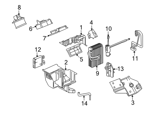 2005 Pontiac Montana Auxiliary Heater & A/C Diagram 1 - Thumbnail