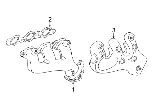 2024 GMC Savana 2500 Exhaust Manifold Diagram 1 - Thumbnail