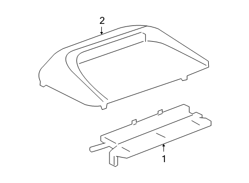 2009 Pontiac G6 High Mount Lamps Diagram 2 - Thumbnail