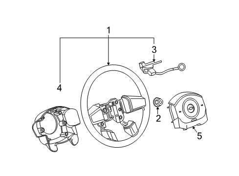 2005 Chevy Malibu Steering Column & Wheel, Steering Gear & Linkage Diagram 6 - Thumbnail