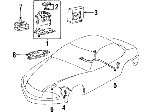 1998 Oldsmobile Cutlass Hydraulic System Diagram 2 - Thumbnail