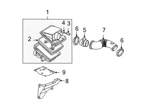 2001 GMC Sierra 3500 Filters Diagram 2 - Thumbnail