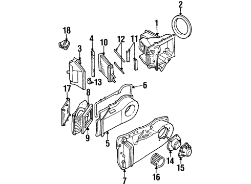 1999 Buick LeSabre Resistor Asm,Blower Motor Diagram for 52456326