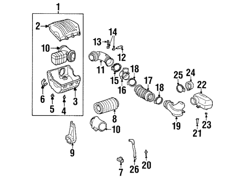 1997 Chevy K2500 Suburban Electronic Ignition Control Module Assembly Diagram for 16208991