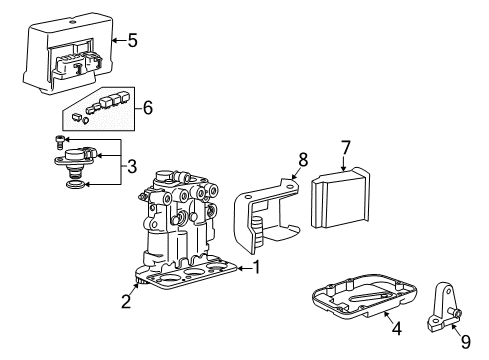 1998 Chevy Cavalier Anti-Lock Brakes Diagram