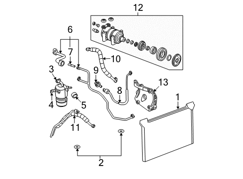 2014 GMC Yukon Air Conditioner Diagram 1 - Thumbnail