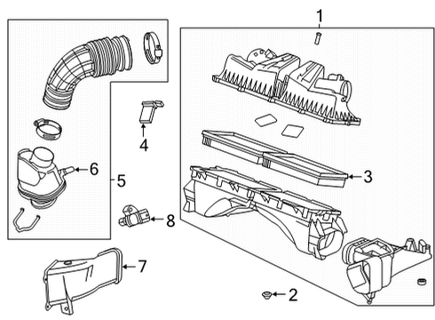 2024 Cadillac CT5 Air Intake Diagram 2 - Thumbnail