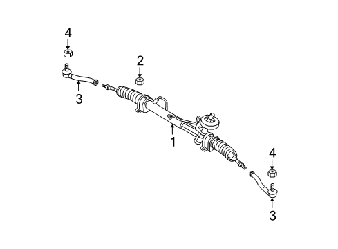 2004 Chevy Aveo Gear Asm,Steering Diagram for 96425093