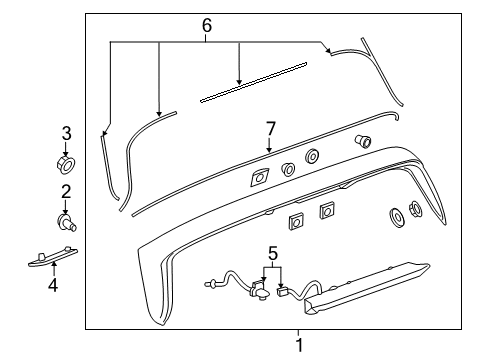 2017 Chevy Spark Rear Spoiler Diagram