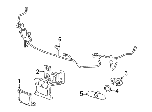 2021 Buick Envision Parking Aid Diagram 3 - Thumbnail