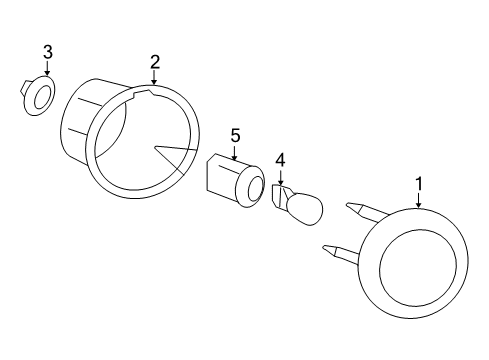 2006 Chevy HHR Bulbs Diagram 5 - Thumbnail