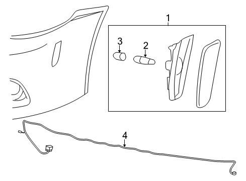 2014 Chevy Caprice Side Marker Lamps Diagram